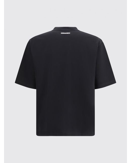DSquared² Black Icon Cotton T-Shirt for men