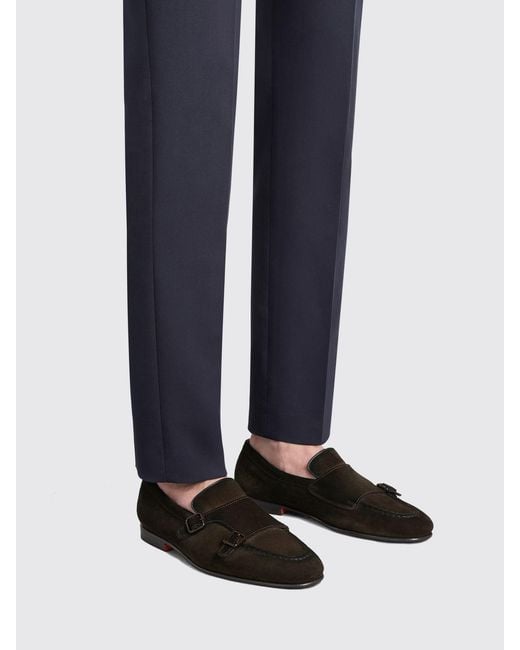 Santoni White Shoes for men