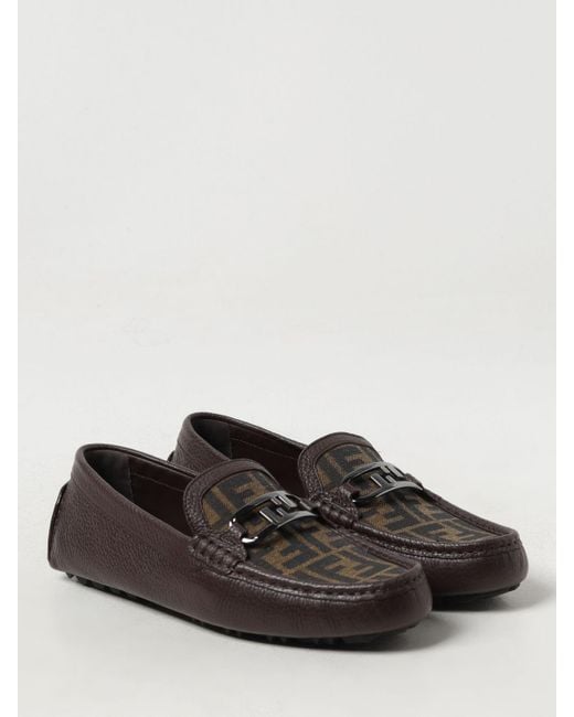 Fendi Brown Loafers for men