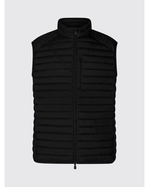 Save The Duck Blue Padded Nylon Vest for men