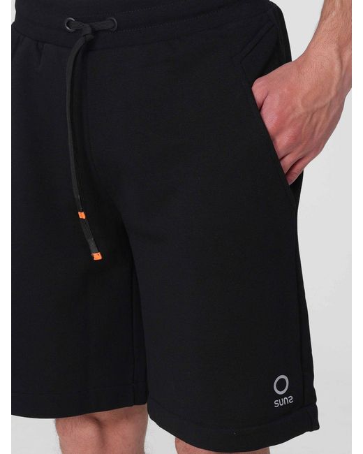 Suns Boards Black Cotton Jogging Shorts for men
