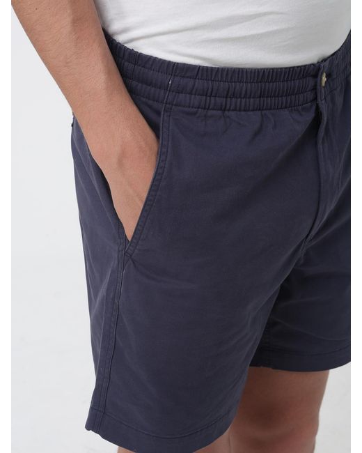Polo Ralph Lauren Blue Stretch Cotton Shorts for men