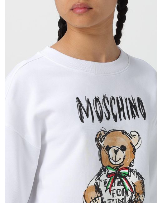 Moschino Couture White Sweatshirt