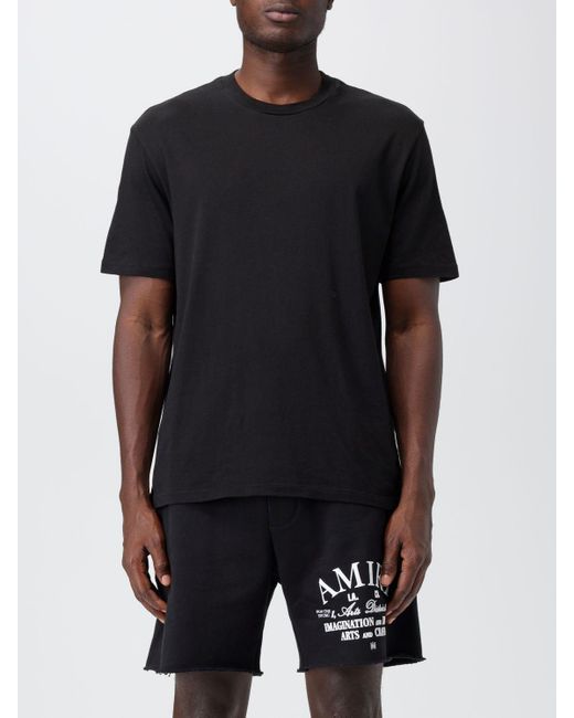 T-shirt basic di cotone di Amiri in Black da Uomo