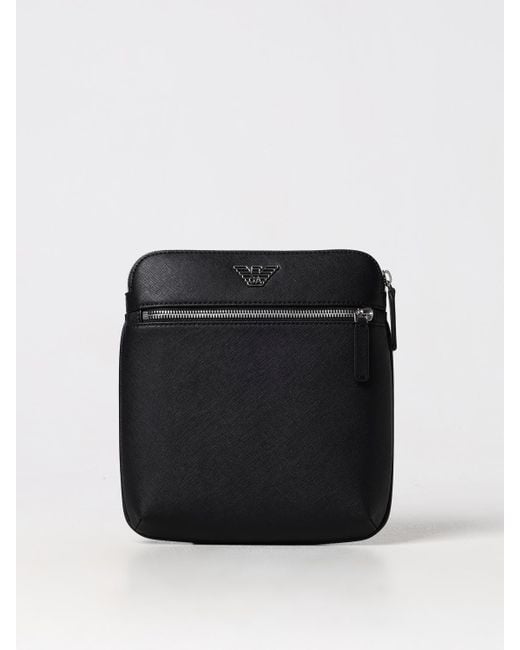 Emporio Armani Black Shoulder Bag for men