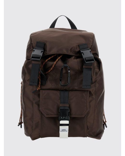A.P.C. Black Trek Backpack for men