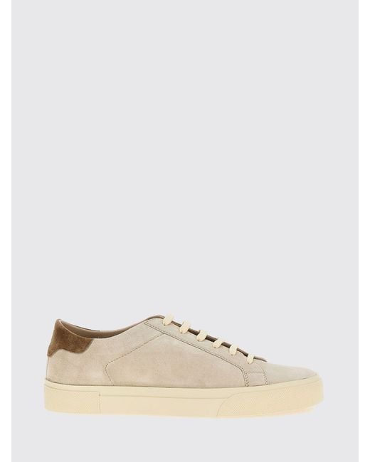 Brunello Cucinelli Natural Suede Sneakers for men