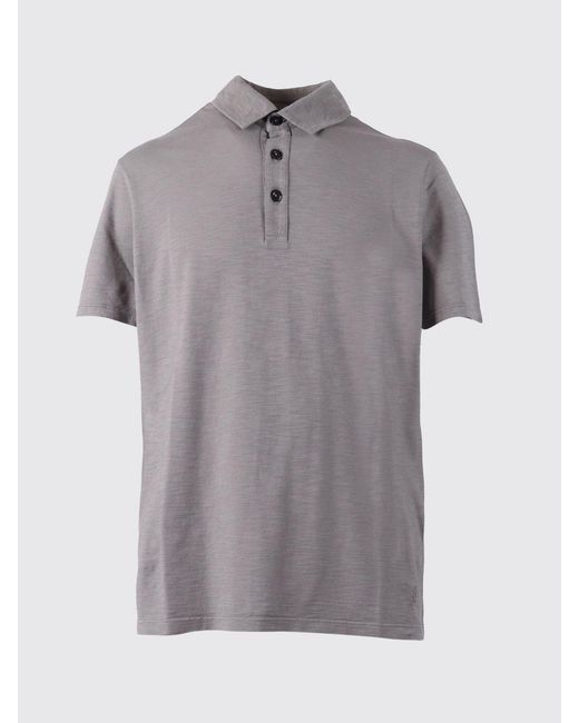 Dondup Purple Basic Cotton Polo Shirt for men