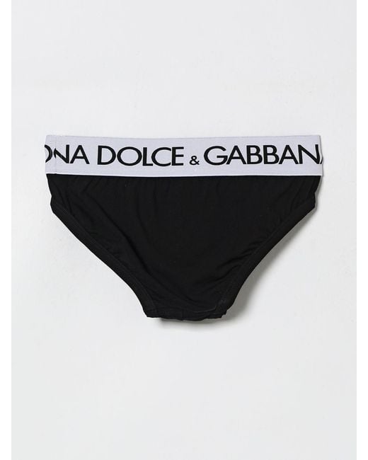 Dolce & Gabbana Black Dolce &Amp Gabbana Stretch Cotton Briefs for men
