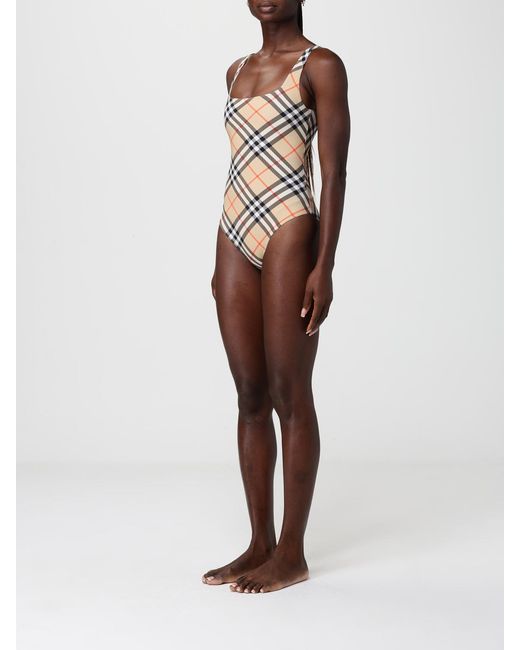 Burberry Multicolor Vintage Check Print Polyamide One Piece Swimsuit