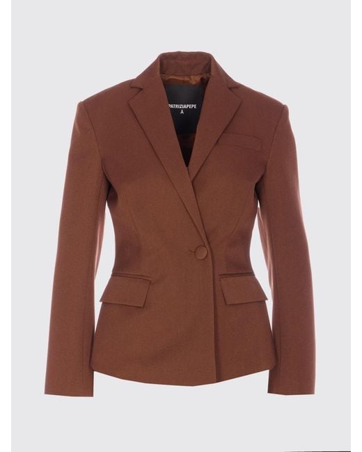 Patrizia Pepe Brown Blazer