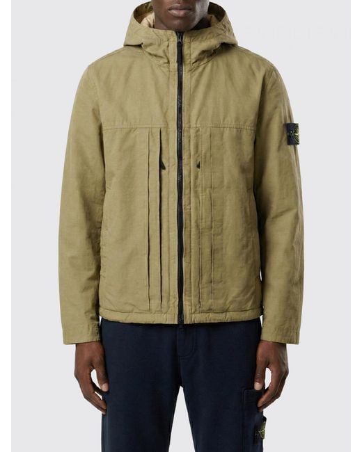 Stone Island Natural Ripstop Hooded Parka for men