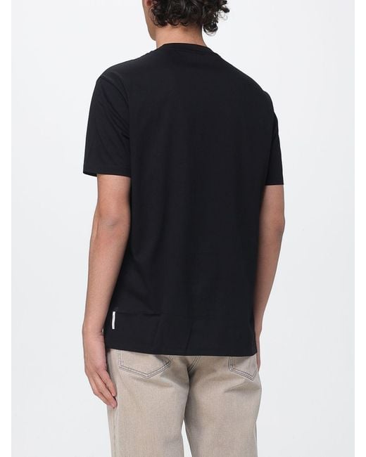 ARMANI EXCHANGE Black Basic Crew Neck Cotton T-Shirt for men