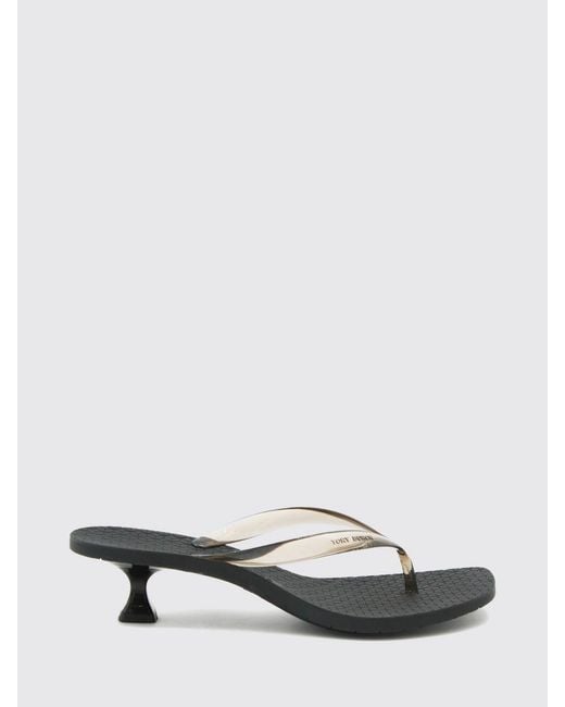 Tory Burch White Heeled Sandal