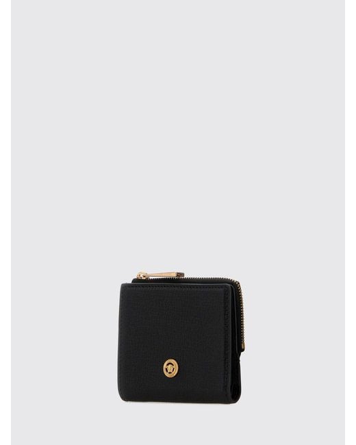 Versace White Grained Leather Wallet for men
