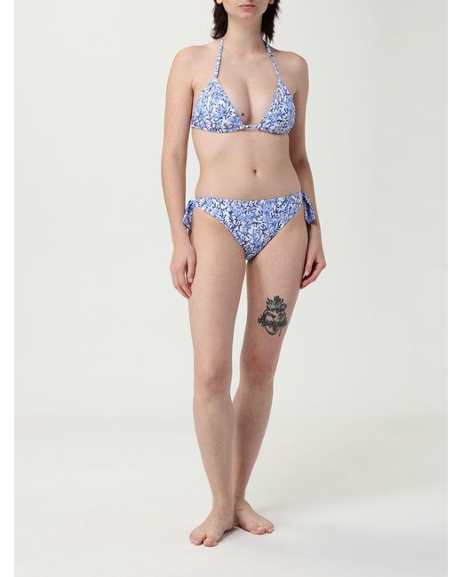 Kampos Blue Bikini Bottom Swimsuit