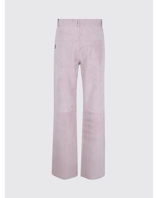 Haikure Pink Winona Leather Trousers
