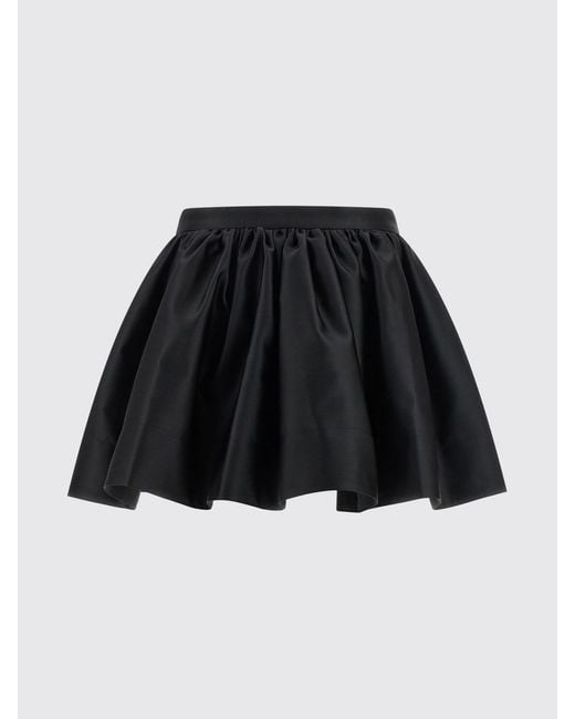 Rabanne Black Crêpe Mini Skirt