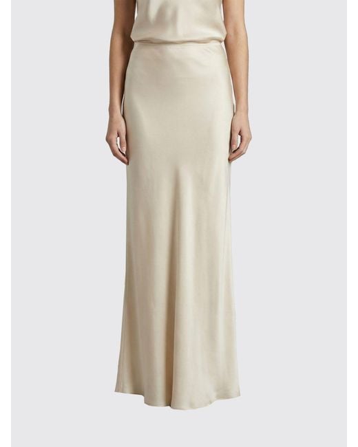 Fabiana Filippi Natural Long Skirt