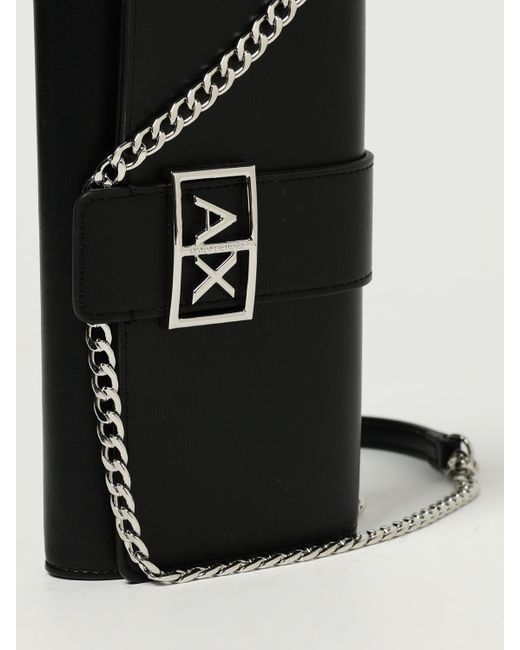 ARMANI EXCHANGE Black Schultertasche Damen