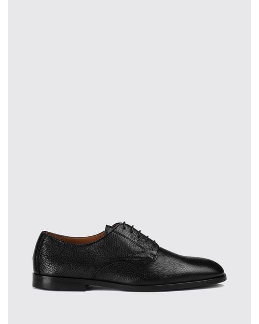 Doucal's Black Brogue Shoes for men