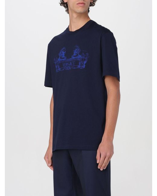Versace T-shirt in Blue für Herren