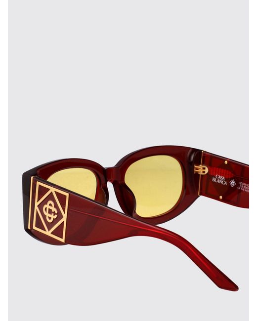 Casablanca Red Ew-018-01 Acetate Sunglasses for men