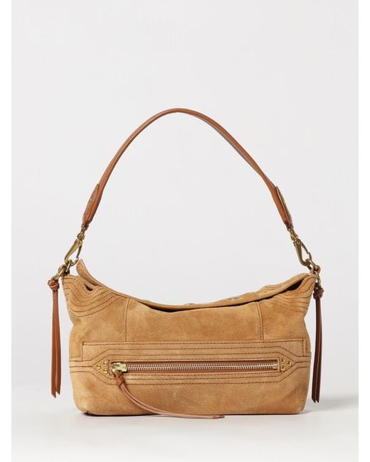 Jérôme Dreyfuss White Lucky Mini Suede Calfskin Shoulder Bag