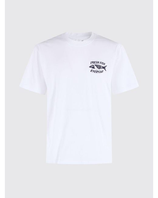 T-Shirt Homme Edwin pour homme en coloris White