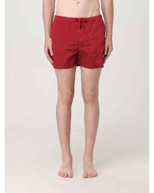 Stone Island Red Swimsuit for men