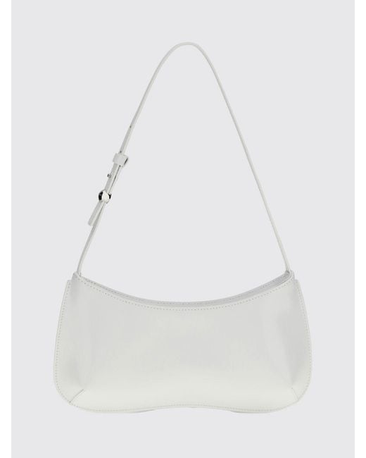 Jacquemus White Le Bisou Brushed Leather Bag