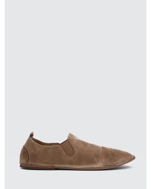 Marsèll Brown Strasacco Suede Loafers for men