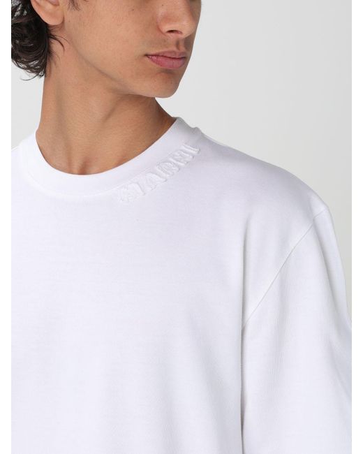 T-shirt in cotone di Marni in White da Uomo