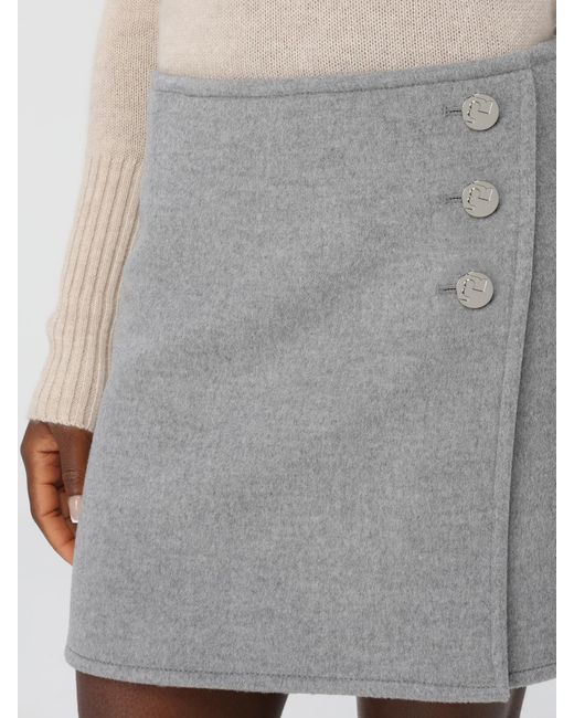 Tory Burch Gray Short Skirts