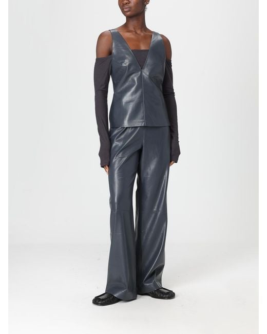 Pantalones Mujer Nanushka de color Blue