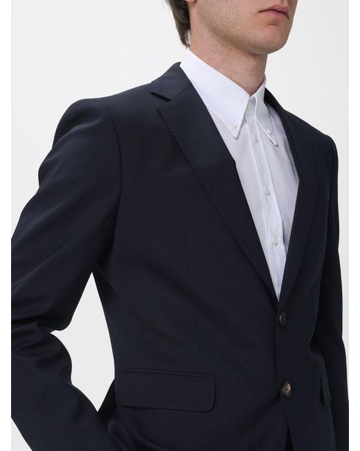 DSquared² Blue Single-Breasted Dress for men