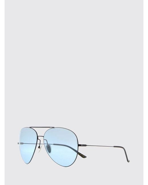 Gucci White Pilot Metal Sunglasses for men