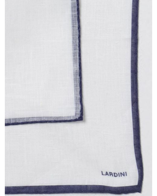 Lardini Seidentuch in White für Herren