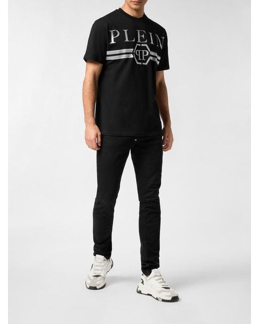 Philipp Plein Black T-Shirt for men