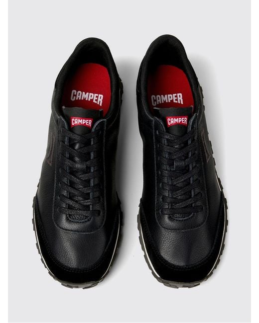 Camper Blue Drift Walk Leather Sneakers