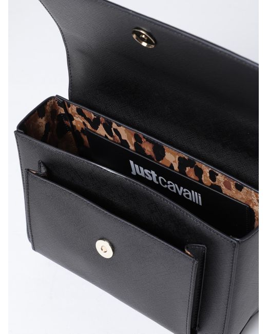 Just Cavalli Black Schultertasche Damen