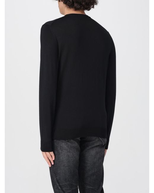 Drumohr Blue Wool Crew Neck Sweater for men