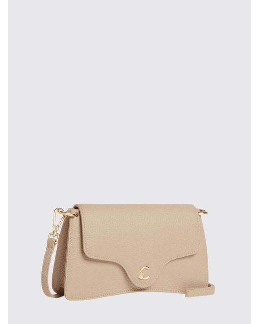 Coccinelle Natural C-Me Grained Leather Bag
