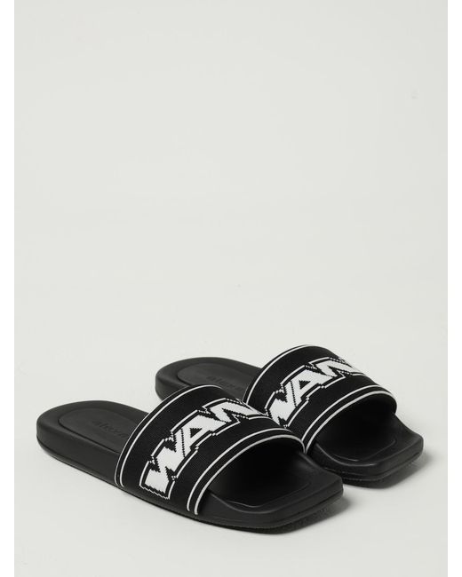 Alexander Wang Black Slide Sandals