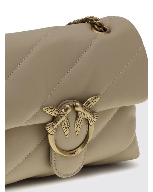 Pinko Natural Love Puff Mini Matelassé Nappa Bag