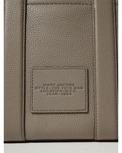 Marc Jacobs Gray Medium Leather The Tote Bag