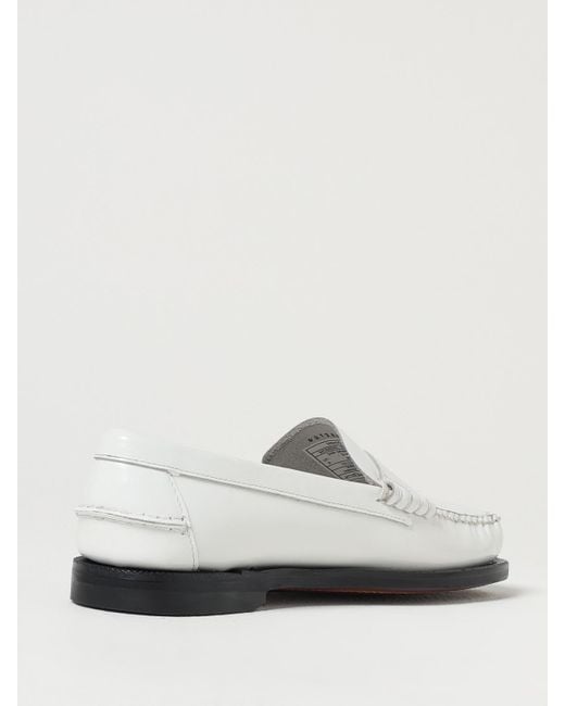 Sebago White Mokassins Damen