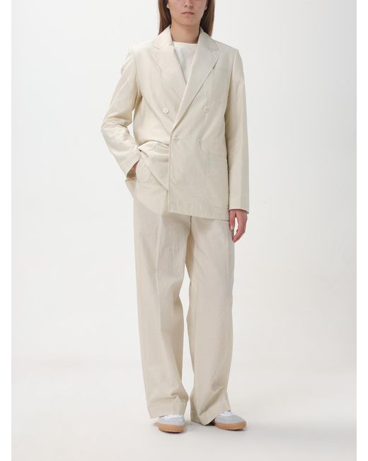 A.P.C. Natural Double-breasted Tailored Blazer