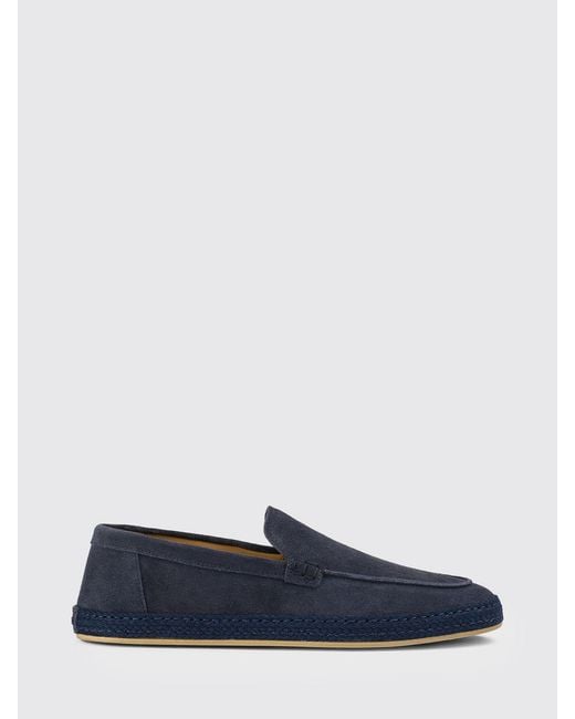 Doucal's Blue Suede Espadrilles for men