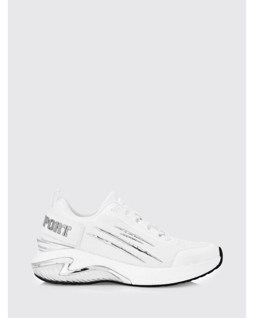 Philipp Plein White Mesh Sneakers for men